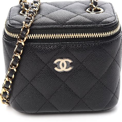 chanel vanity bag small|Chanel bag small size.